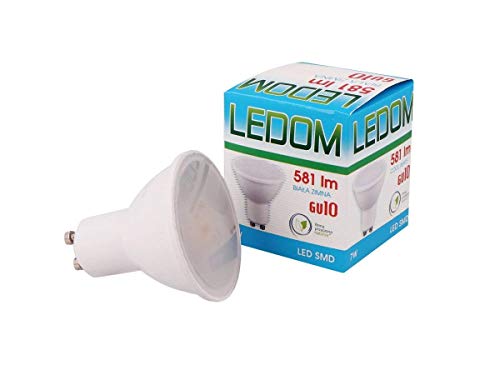 10x GU10 7W LED Leuchtmittel 581 Lumen Spot Strahler Einbauleuchte Energiesparlampe Glühlampe 6500K Kaltweiß von LED-Line