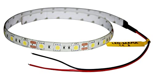 LED Streifen 24V - 30-60cm 1m 2m 3m - rot blau weiß grün Kabel Beleuchtung Stripe 3M 9,99€/m (weiß, 1m - m/9,99€) von LED-Mafia