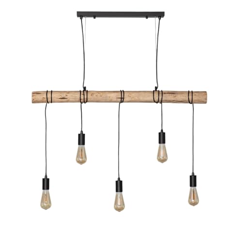 LEDKIA LIGHTING - Yagis Hängeleuchte | Elegantes Design | E27-Fassung für vielseitige Beleuchtung | Verstellbare Länge | Geeignet für Wohnzimmer, Küche, Schlafzimmer, Schwarz, Holz LEDKIA LIGHTING - Yagis Hängeleuchte | Elegantes Design | E27-Fassung für vielseitige Beleuchtung | Verstellbare Länge | Geeignet für Wohnzimmer, Küche, Schlafzimmer, Schwarz, Holz von LEDKIA LIGHTING
