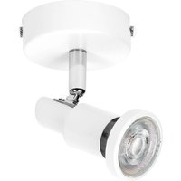 Led spot GU10 1 x 3,4W, 230lm, weiß, 2.700K Farbtemperatur, warmweiße Lichtfarbe, zeitloses Design, austauschbare LED-Lampe, ideal für Innenräume, von LEDVANCE