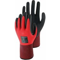 Leibwächter Handschuhe LW500 Flex Nylon mit Nitril 12-er Pack 9 von LEIBWÄCHTER