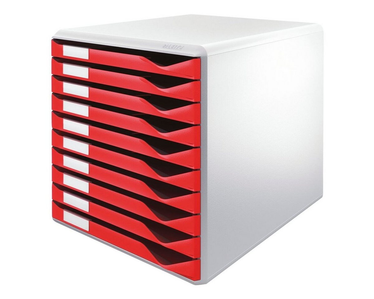 LEITZ Schubladenbox Formular-Set 5281, mit 10 Schubladen, geschlossen von LEITZ