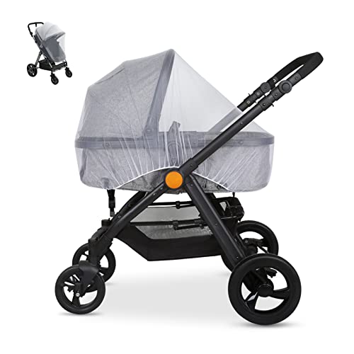 LEMESO Mückennetz Kinderwagen Insektenschutz Moskitonetz für Buggy Reisebett Universal von LEMESO