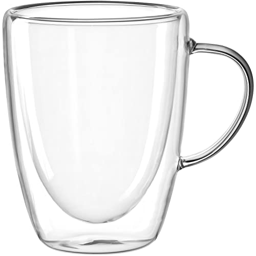 LEONARDO HOME Doppelwandtasse DUO 4er-Set 300 ml, 053062, Glas, 300 milliliters, Transparent von LEONARDO HOME