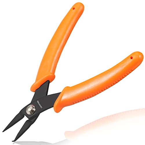 LEONTOOL Mini-Spaltringzange, 15,2 cm, Ringöffnungszange mit PVC-Griffen, Spaltringöffner, Werkzeug für Schmuckherstellung, Biegeringöffner, Präzision, Handarbeit, DIY-Werkzeug von LEONTOOL