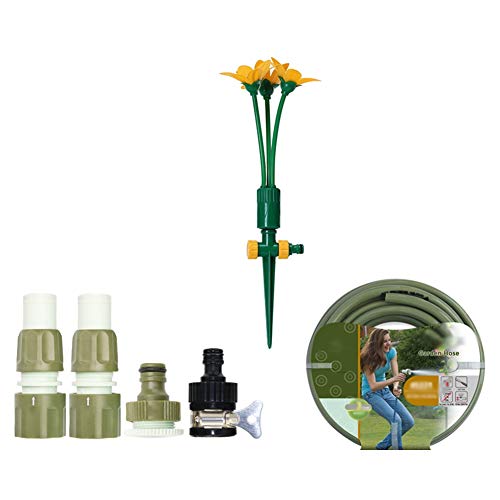 LHGDMJO Beweglicher rotierender Sprinkler Gartenbewässerung, automatische Gartenbewässerung, Sprinkler, Rasenbewässerung (Größe: 20 m Anzug) von LHGDMJO