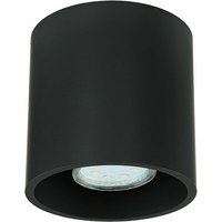 Deckenspot GU10 Schwarz Aluminium Modern Küche Flur Beleuchtung Strahler Deckenlampe - Schwarz von LICHT-ERLEBNISSE