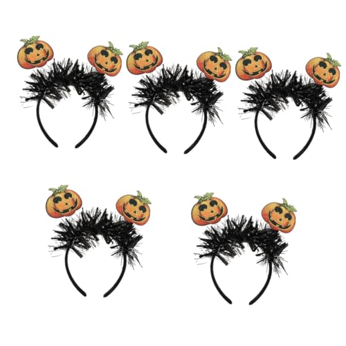 LIFKOME 5 Stück Kürbis Stirnband Halloween Party Dekoration Party Stirnband Party Zubehör Haar Accessoire Damen Kopfschmuck Halloween Kopfschmuck Cosplay Kostüm Requisiten von LIFKOME