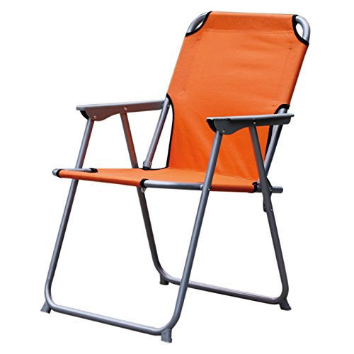 Campingsessel 75x57x54cm Oxford Klappstuhl versch. Farben Campingstuhl Stuhl, Farbe:orange von LINDER