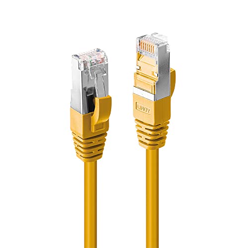 LINDY 45980 RJ45 Netzwerkkabel, Patchkabel CAT 6 S/FTP 0.50m Gelb 1St. von LINDY