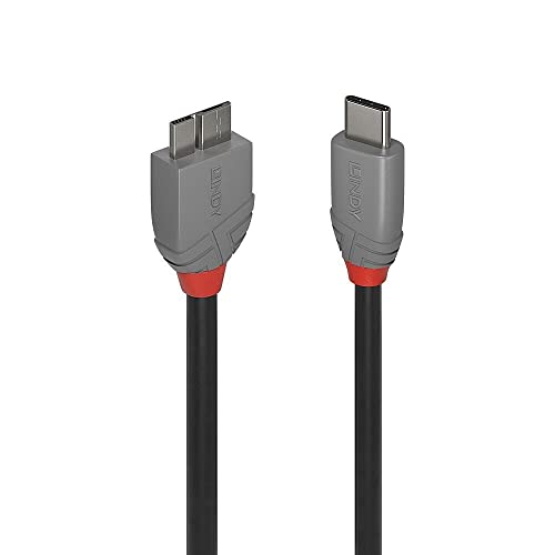LINDY USB-Kabel USB 3.2 Gen1 (USB 3.0 / USB 3.1 Gen1) USB-C® Stecker, USB-Micro-B 3.0 Stecker 2m Sc von LINDY