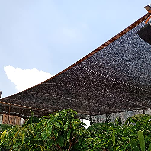 Schwarzes Gewächshaus Schattennetz, 90% Schattentuch Schattierungsnetz, UV-beständiges Netz Für Sonnenschutz, Reißfest, Sonnenschutznetz Für Pflanzen, Gewächshaus, Terrasse, Garten, 2x3m, 3x4m, 5x6m von LKHG