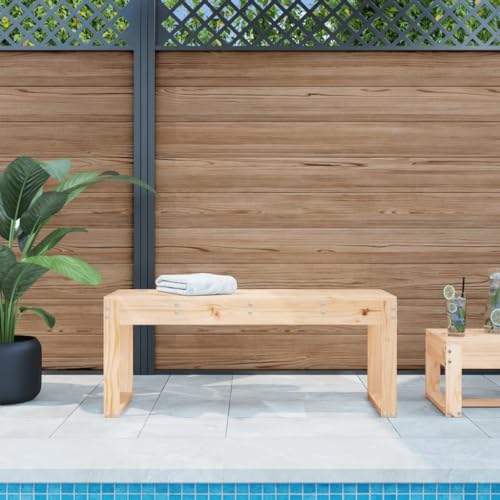 LLEZKBR Outdoor Sitzgelegenheit, Outdoor-Bänke, Gartenbank, 110 x 38 x 45 cm, Massivholz Kiefer LLEZKBR Outdoor Sitzgelegenheit, Outdoor-Bänke, Gartenbank, 110 x 38 x 45 cm, Massivholz Kiefer von LLEZKBR