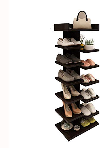 LLMTYO Mehrschichtiges kreatives Schuhregal/Holztürrahmen-Multifunktionstürregal/Kompakte Aufbewahrungsbox für Zuhause (3 Farben erhältlich) Schuhkarton (Farbe: C, Größe: 110 cm) von LLMTYO