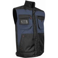 LMA - Gilet matelassé Bodywarmer Mèche Bleu foncé / Noir - 5039 von LMA