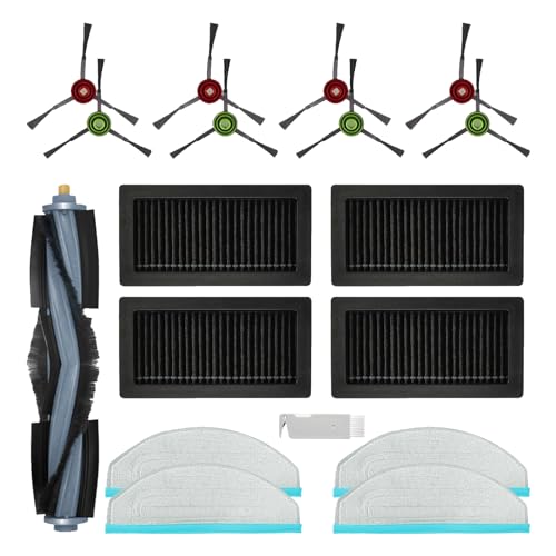 LOHILL Bürste Filter Wischtüch Ersatzteile Zubehör Set für Yeedi Cube Staubsauger Roboter (18 Stück) von LOHILL