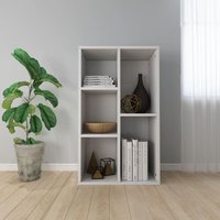 Bücherregal/Sideboard Hochglanz-Weiß 50x25x80 cm Spanplatte von LONGZIMING