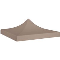 Longziming - Partyzelt-Dach 3x3 m Taupe 270 g/m² von LONGZIMING