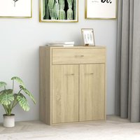 Sideboard Sonoma-Eiche 60 x 30 x 75 cm Spanplatte von LONGZIMING