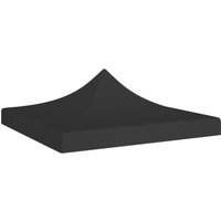 Partyzelt-Dach 3x3 m Schwarz 270 g/m² von LONGZIMING