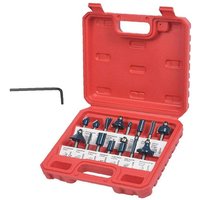 Router Bits Set TCT Wolframcarbid Tribouilleuse ZUBEHÖR VON SANE FÜR TRANSFERKETTEN DIY 15 STÜCKE GRIFFE KOMMUNIKATIONSWERKZEUGE von LONGZIMING