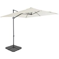 Longziming - Sonnenschirm mit Schirmständer Sand von LONGZIMING