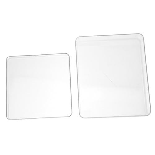 LOORGVEL 2 Stück Elektronische Waagschale Kunststoff für Küchenwaage Transparentes Langlebiges Tablett mit Glatter Oberfläche Vielseitig Einsetzbar Präzise und Einfach zu Reinigen LOORGVEL 2 Stück Elektronische Waagschale Kunststoff für Küchenwaage Transparentes Langlebiges Tablett mit Glatter Oberfläche Vielseitig Einsetzbar Präzise und Einfach zu Reinigen von LOORGVEL