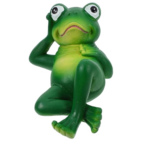 LOORGVEL Gartenfroschstatue Gartenfrosch Statue Dekorative Gartenfigur Dekofigur für den Außenbereich Frosch Schildkröte Aquarium Pilz Froschfigur Outdoor-Statuen für den Garten Harz LOORGVEL Gartenfroschstatue Gartenfrosch Statue Dekorative Gartenfigur Dekofigur für den Außenbereich Frosch Schildkröte Aquarium Pilz Froschfigur Outdoor-Statuen für den Garten Harz von LOORGVEL