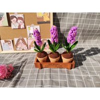 Ein Topf Mit Lavendel Häkeln, Ornamente, Blumen Geschenk, Blume Wohndekor, Im Topf, Handgemachte Blumen, Handgemachtes Geschenk von LOVFS