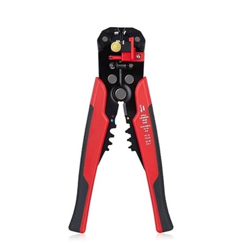 3-in-1 Automatisches Abisolierwerkzeug, Crimper und Drahtschneider AWG10-24/0,2-6mm² Selbsteinstellendes Handwerkzeug zum Abisolieren, Schneiden und Crimpen von LSDZHK