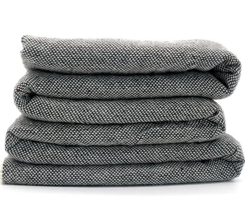 Endgültige Unterlage für Teppichgewebe,rutschfeste Unterlage für Tufting-Teppich,gemischtes Baumwoll- und Polyester-Textilgewebe,tufting-Gewebe/Teppichunterlage,grau-weißes Strickgewebe,Nähgewebe von LSQXSS