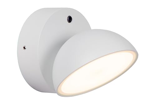 LUCIDE FINN - Wandleuchte Innen/Außen - LED - 1x12W 3000K - IP54 - Tag/Nacht-Sensor - Weiß LUCIDE FINN - Wandleuchte Innen/Außen - LED - 1x12W 3000K - IP54 - Tag/Nacht-Sensor - Weiß von LUCIDE