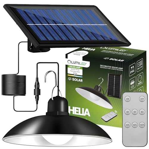 LUMILED Solar Hängelampe, Solarlampe für Außen Hängend, Solar Lampe Deckenleuchte Outdoor IP44 Hängebügel Kronleuchter Solar Gewebte Hängeleuchte für Garten Terrasse Balkon Pavillon von LUMILED