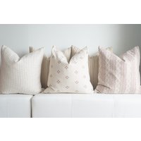 5 Neutral Boho Kissen-Set, Beige Sofa-Kissen, Dekorative Kissen, Wohnkultur, Dekor Texturierte Kissenbezug Set, Lendenkissen, Kleine Lendenwirbel von LUVTEXTILES