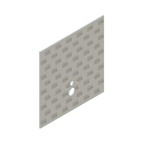 LUX ELEMENTS Bauplatte Fertig zum Verfliesen 125 x 120cm I Hartschaumplatte 2cm zur Verkleidung von System-Vorwandinstallationen mit 4 Bohrungen I Schimmelresistent LUX ELEMENTS Bauplatte Fertig zum Verfliesen 125 x 120cm I Hartschaumplatte 2cm zur Verkleidung von System-Vorwandinstallationen mit 4 Bohrungen I Schimmelresistent von LUX ELEMENTS