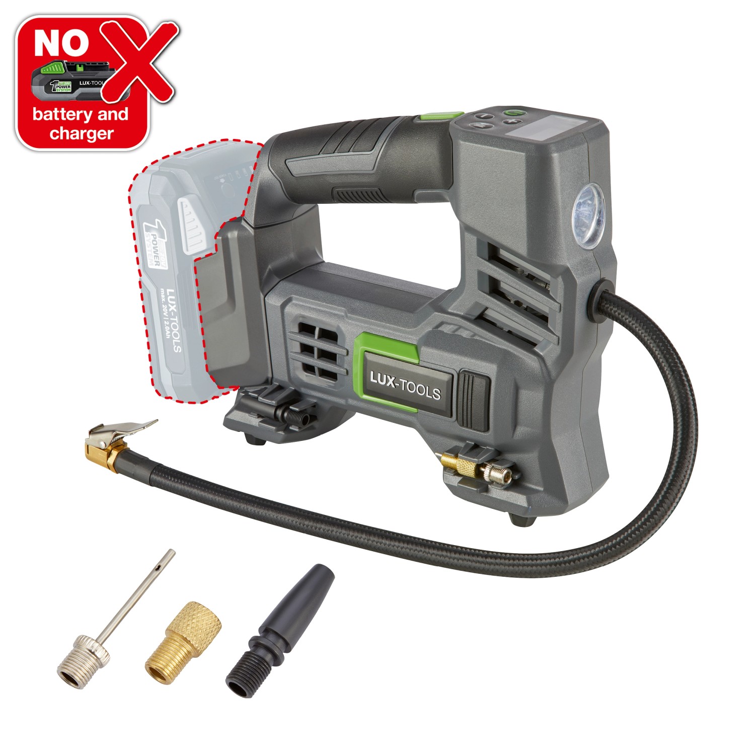 LUX Akku-Kompressor 1PowerSystem A-LP-20 Solo LUX Akku-Kompressor 1PowerSystem A-LP-20 Solo von LUX-TOOLS