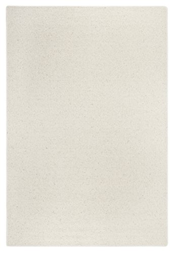 -LUXOR- living Wollteppich Schurwolle Wolle flauschig natur Uni creme 100 x 150 cm . Weitere Farben und Größen verfügbar von -LUXOR- living