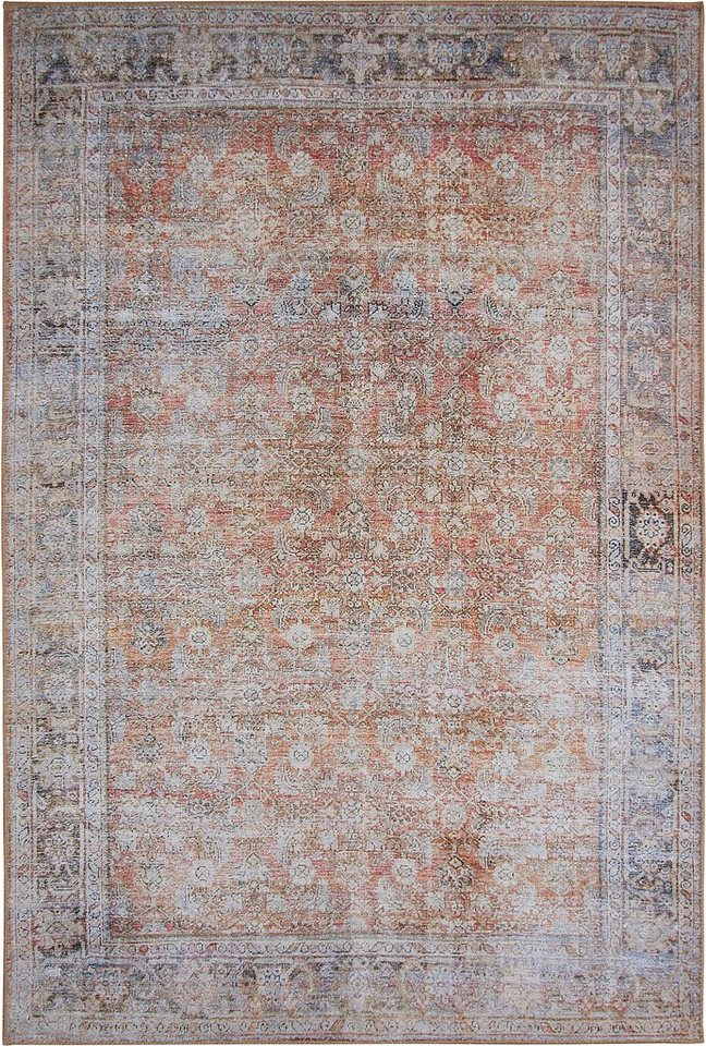 Teppich Punto, LUXOR living, rechteckig, Höhe: 5 mm, Kurzflor, bedruckt, Orient-Optik, Vintage Design von LUXOR living