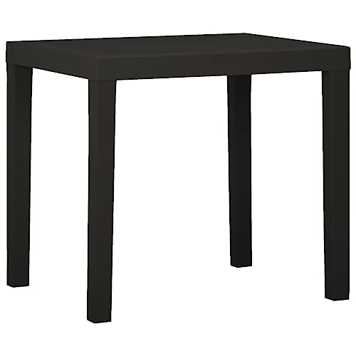 LVHUIDEH Gartentisch Anthrazit 79x65x72 cm Kunststoff LVHUIDEH Gartentisch Anthrazit 79x65x72 cm Kunststoff von LVHUIDEH