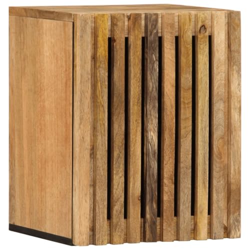 LVHUIDEH Wandschrank mit 1 Tür, Wandmontage, Medizinschrank aus Holz, Badezimmer Hängeschrank für Wohnzimmer Schlafzimmer Küche, 38 x 34 x 48 cm, Massives Raues Mangoholz LVHUIDEH Wandschrank mit 1 Tür, Wandmontage, Medizinschrank aus Holz, Badezimmer Hängeschrank für Wohnzimmer Schlafzimmer Küche, 38 x 34 x 48 cm, Massives Raues Mangoholz von LVHUIDEH