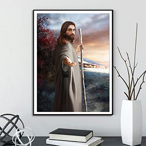 LXTOPN Wandkunst Leinwand Malerei jesus bild, Jesus Und Jungfrau Maria bilder Home Decor Wandkunst, Nordic Plakat Und Drucke Reine Heilige Wandbilder Für Wohnzimmer Kein Rahmen (Y3, 30x45cm) von LXTOPN