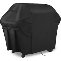 Grill Abdeckhaube, Grillabdeckung 170x61x117cm 600D UV-Beständig Grill Abdeckhaube Wasserdicht Wetterfest Gasgrill bbq Grill Cover Größe-schwarz von LYCXAMES