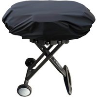 Grillabdeckung, 210D Oxford-Schutzplane, wind-/sonnen-/wasserdicht, Outdoor-Grillabdeckung, geeignet für die meisten Grills (90 x 55 x 27 cm) von LYCXAMES