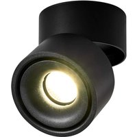 Lycxames - 7W led Aufbauleuchte ,Deckenspots, wand,DeckenLampe,Falten Drehen Aufputz Aluminium,70x70x100mm (Schwarz-4000K Neutrales Licht) von LYCXAMES