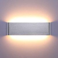 LED-Innenwandleuchte 6W-15CM Moderne LED-Wandleuchte 3000K Aluminium IP44 für Schlafzimmer Wohnzimmer Treppe Hausflur Hotels Wohnzimmer Flur Vitrine von LYCXAMES