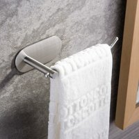 Selbstklebender Handtuchring – Handtuchhalter für Badezimmer, Küche, Handtuchhalter zum Aufkleben an der Wand, gebürsteter Edelstahl sus 304 von LYCXAMES