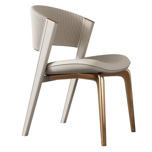 LYXXJRYBHD Ergonomic Chair, Schminkstuhl, Metallstühle, Gepolsterte Esszimmerstühle, Geeignet für Wohnzimmer, Lounge, Zuhause (Color : J) von LYXXJRYBHD