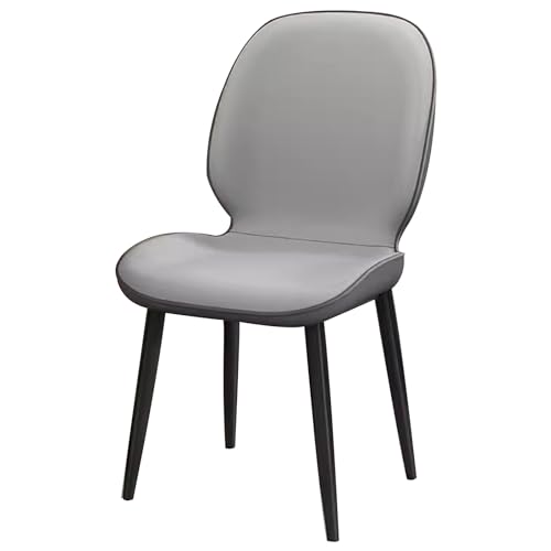 LYXXJRYBHD Mid Century Modern Stuhl, Esszimmerstuhl, Barhocker Mit Lehne, Küchenstuhl, für Esszimmer, Wohnzimmer, Wartezimmer (Color : Light Gray) von LYXXJRYBHD