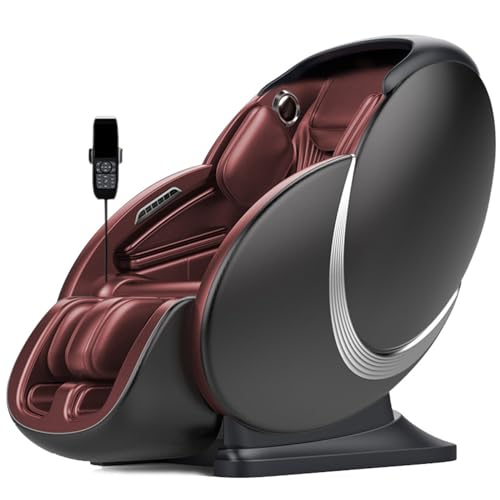 Nachrichtenstuhl, Liegestuhl, Zero Gravity Stuhl, SL Track Chair, echter Relaxstuhl, Bluetooth, lindert Müdigkeit, Komfort (Farbe: Schwarz) von LYXXJRYBHD