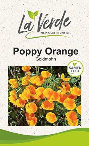 Goldmohn Orange Blumensamen von La Verde MEIN GARTEN UND ICH.